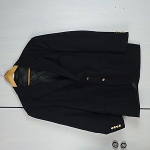 Muldoons Mens Navy and Brass Suit jacket blazer Preppy Academia Sz.42r